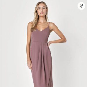 Reinette Mauve Purple Midi Dress- Tried on once!